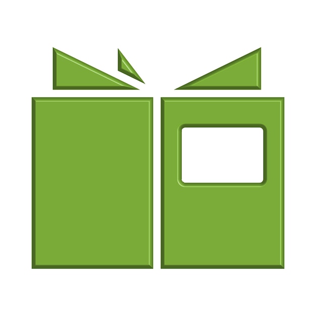 Ilustración Gráfico vectorial de plantilla de icono de libro