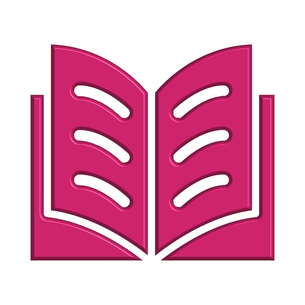 Ilustración Gráfico vectorial de plantilla de icono de libro