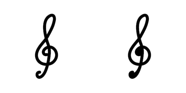 Ilustración Gráfico vectorial de plantilla de icono de música