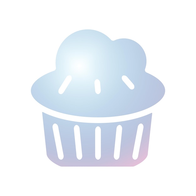Ilustración Gráfico vectorial de plantilla de icono de pastel