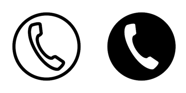 Ilustración Gráfico vectorial de plantilla de icono de teléfono