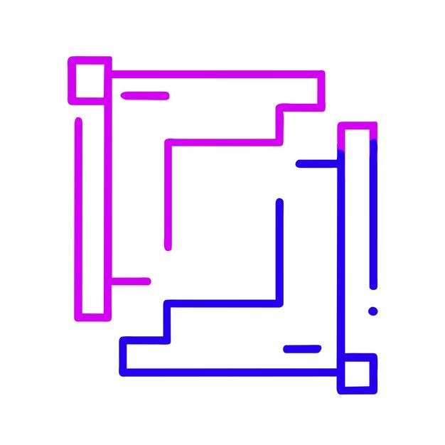 Ilustración de gráficos vectoriales de arte abstracto geométrico formato de archivo de fuente EPS escala sin pérdidas icono des