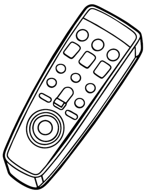 Ilustración de gráficos vectoriales de control remoto formato de archivo fuente EPS diseño de icono de escala sin pérdidas