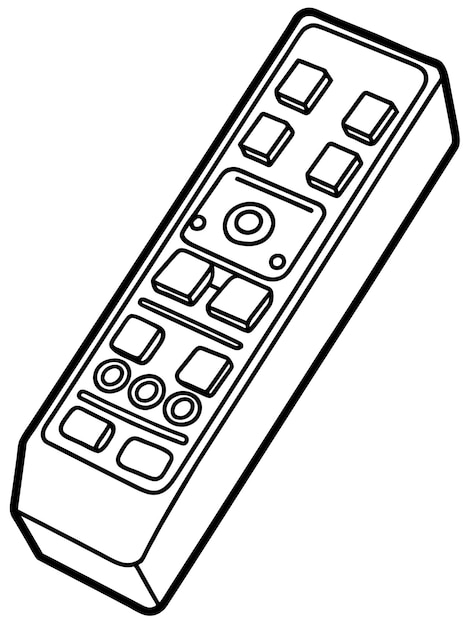 Ilustración de gráficos vectoriales de control remoto formato de archivo fuente EPS diseño de icono de escala sin pérdidas