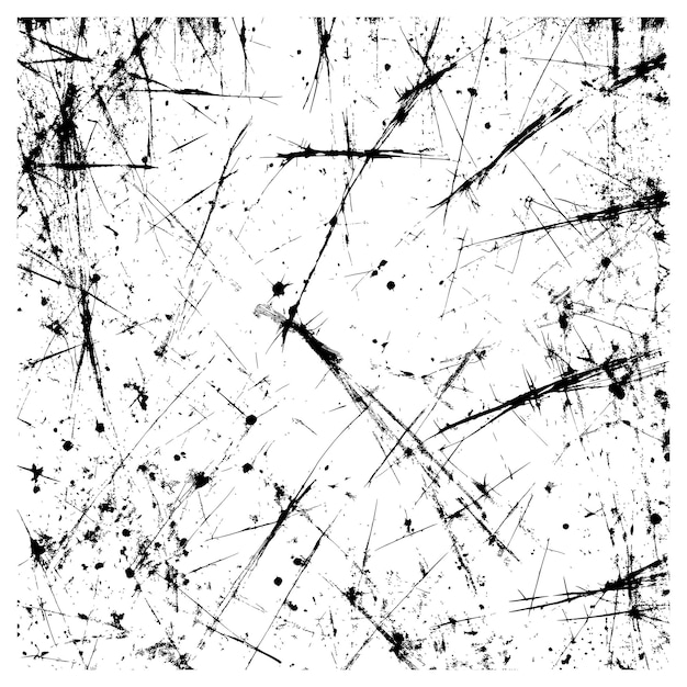 Ilustración Grunge abstracta de salpicaduras de tinta dinámica