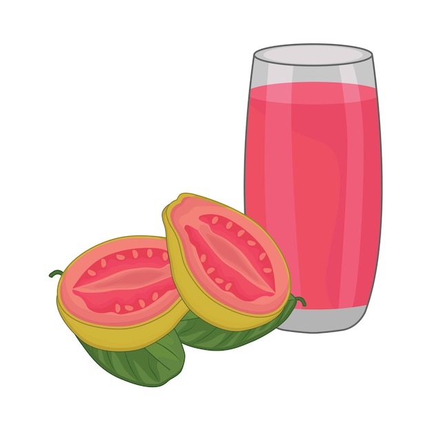 Vector ilustración de la guayaba