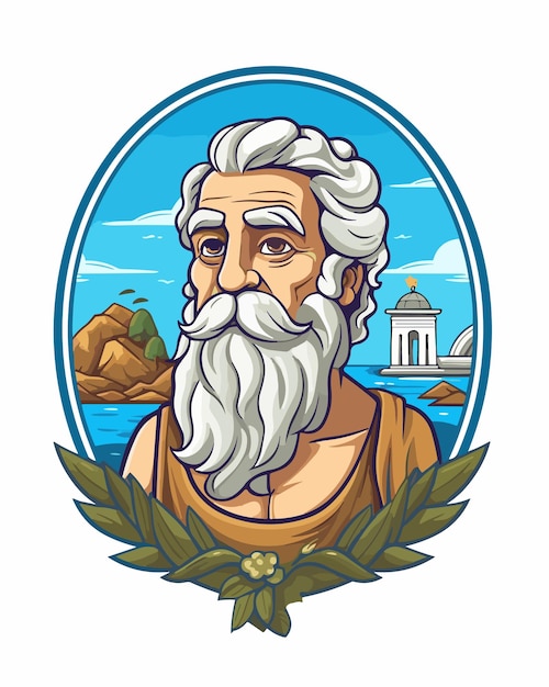 Vector ilustración de un guerrero romano