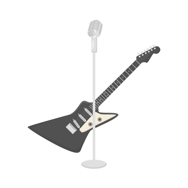 Vector ilustración de guitarra