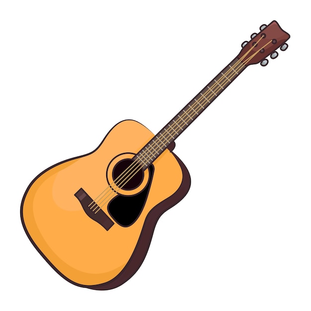 Ilustración de guitarra