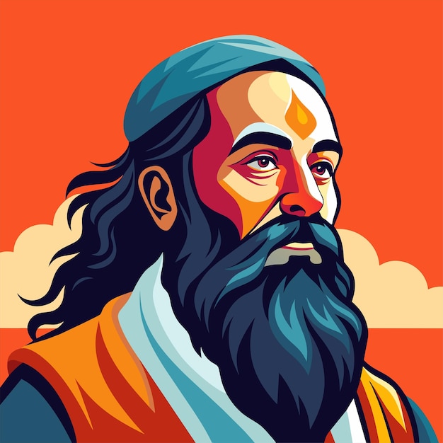 Ilustración de guru ravidas jyanti