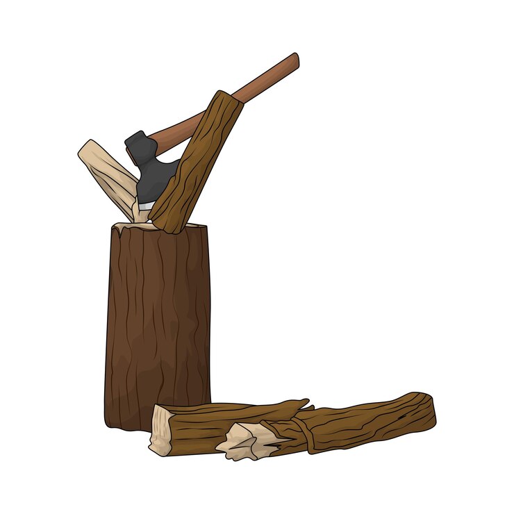 Vector ilustración del hacha