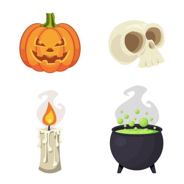 Vector ilustración de halloween