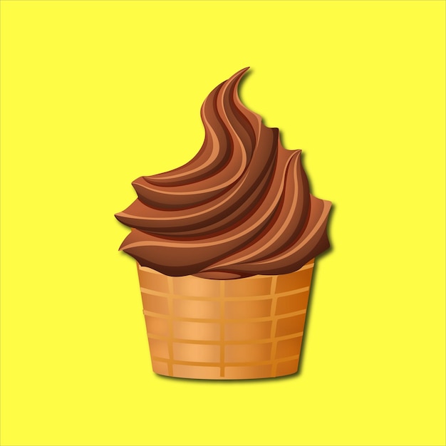 Ilustración de helado