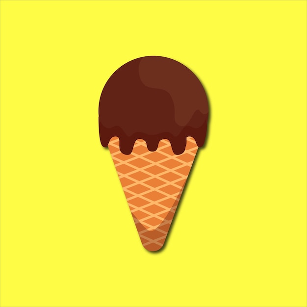 Ilustración de helado