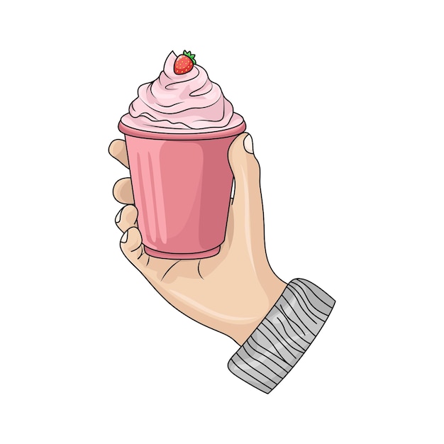 Ilustración de helado