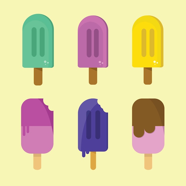 Ilustración de helado