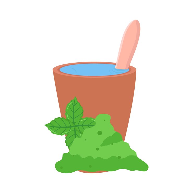 Vector ilustración de una hierba
