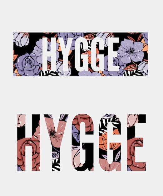 Ilustración de higge floral