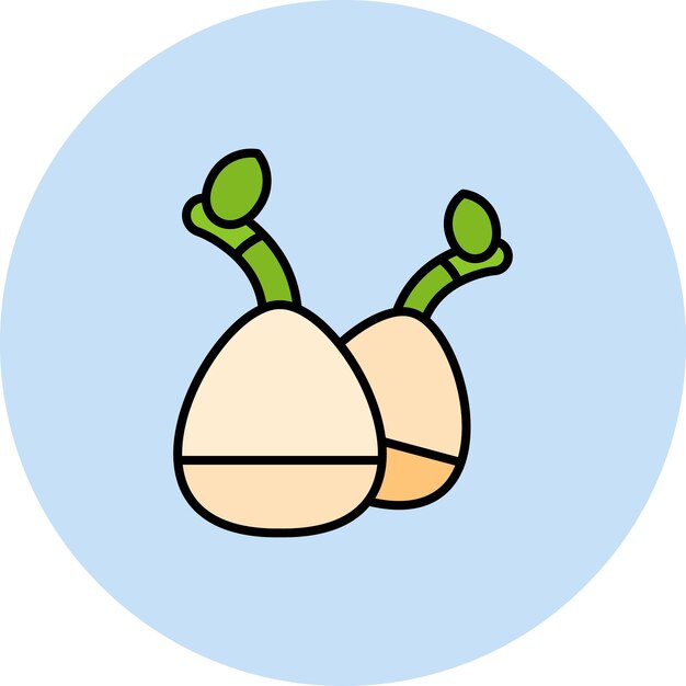 Ilustración del hinojo plano
