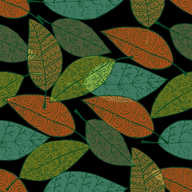Ilustración de hoja sin costuras para el diseño bifoldtrifold
