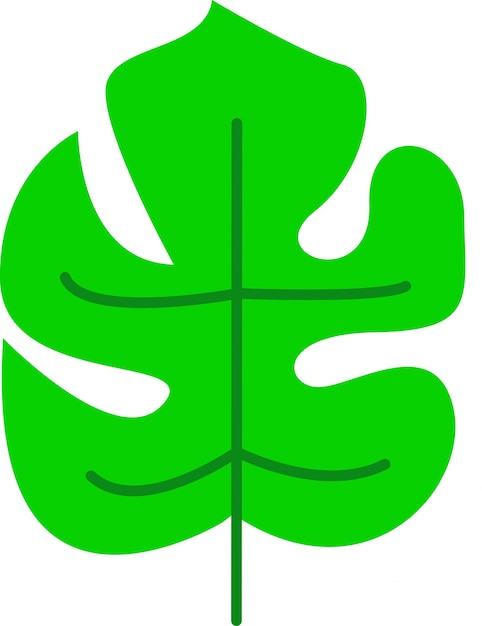 Ilustración de una hoja