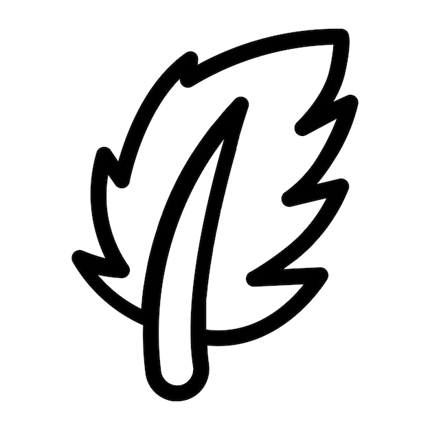 Ilustración de una hoja