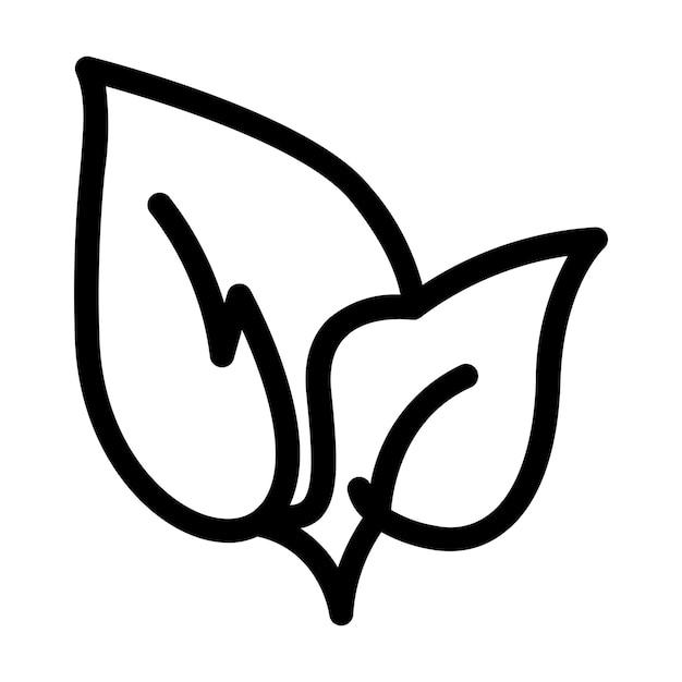 Ilustración de una hoja