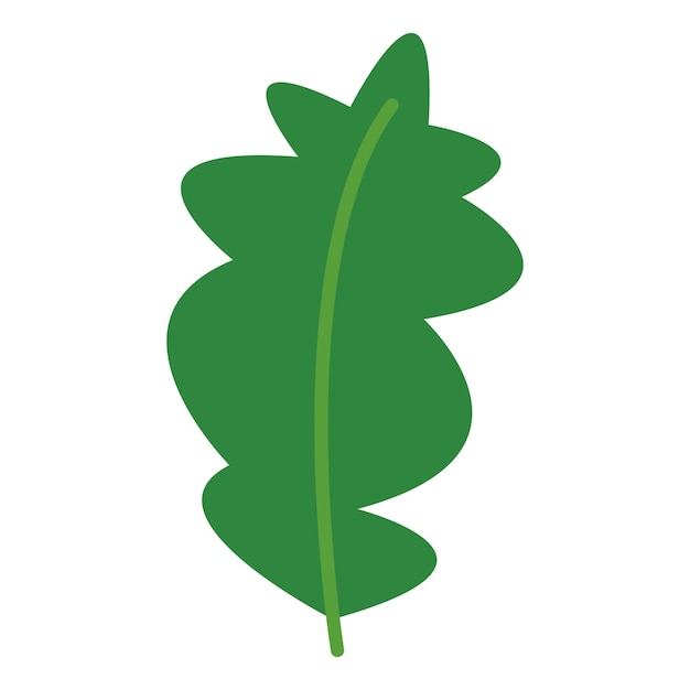 Ilustración de una hoja