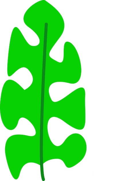 Ilustración de una hoja