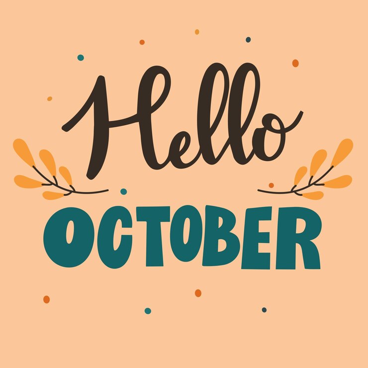 Vector ilustración hola otoño