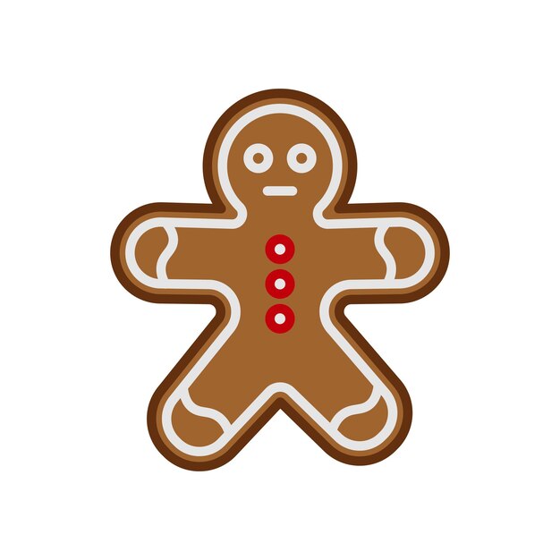 Ilustración del hombre de pan de jengibre