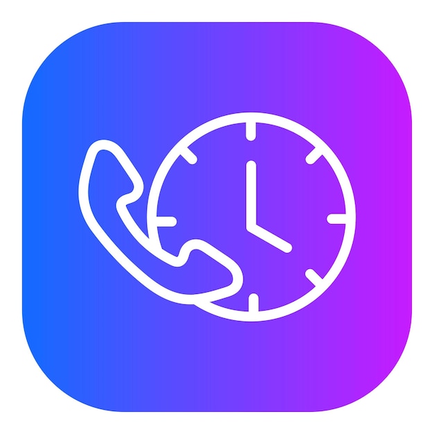 Ilustración de las horas vectoriales