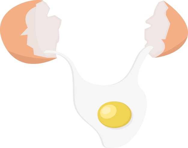 Vector ilustración de huevo