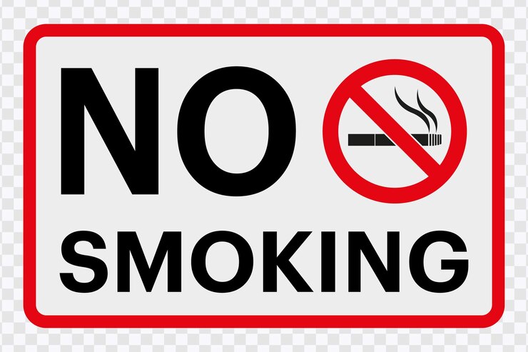 Ilustración de humo de fondo estopios aislados convector de tabaco diseño de la ley de salud de la firma whitesti