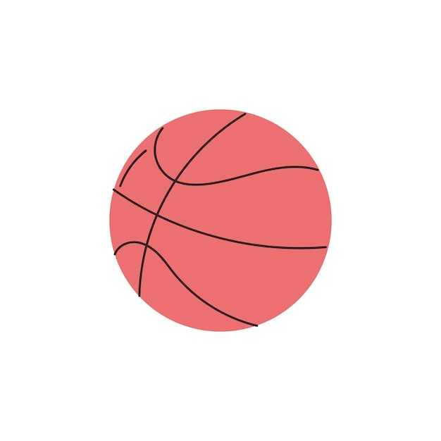Ilustración del icono del baloncesto