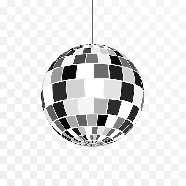 Vector ilustración de icono de bola de discoteca