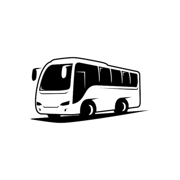 Ilustración del icono del bus vectorial
