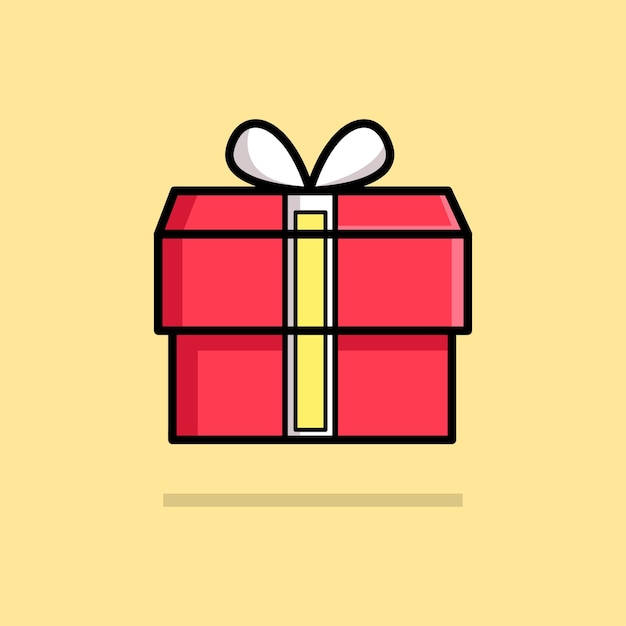 Ilustración de icono de caja de regalo