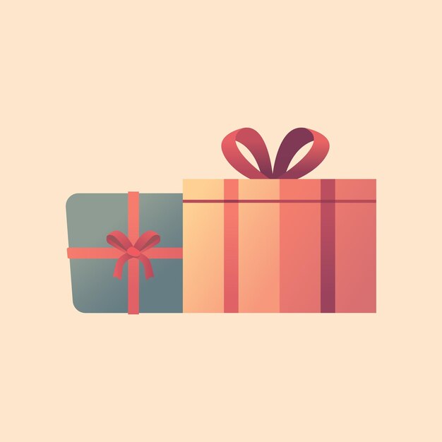 Ilustración del icono de las cajas de regalos