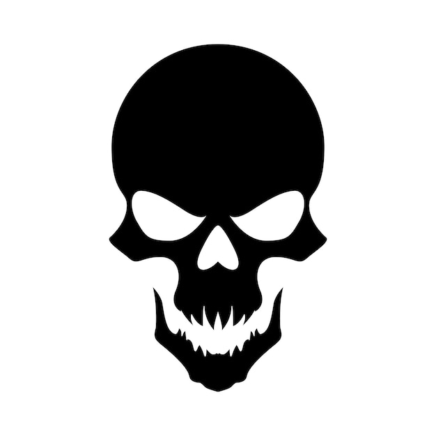 Ilustración del icono de la calavera
