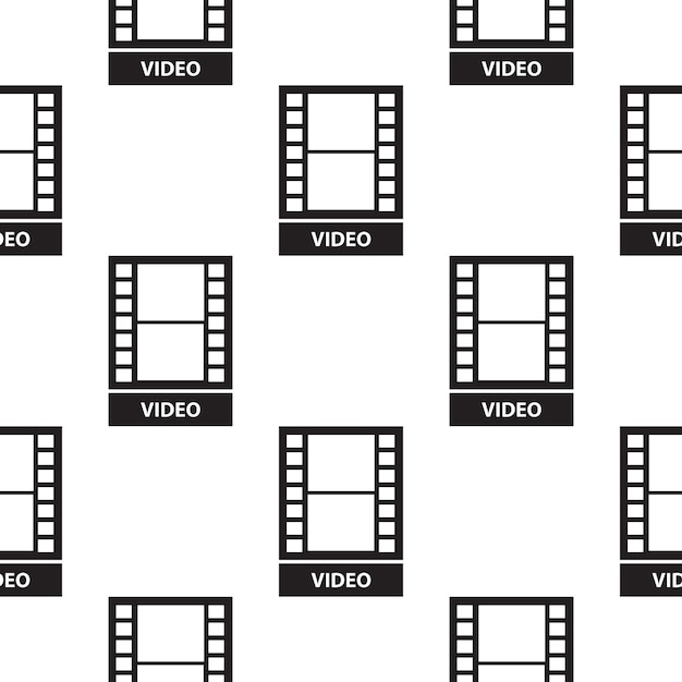 Ilustración de icono de cinta de video