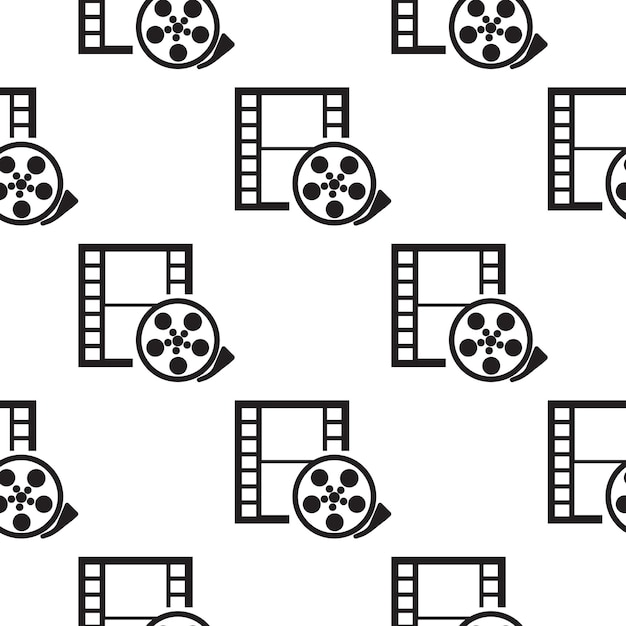 Ilustración de icono de cinta de video