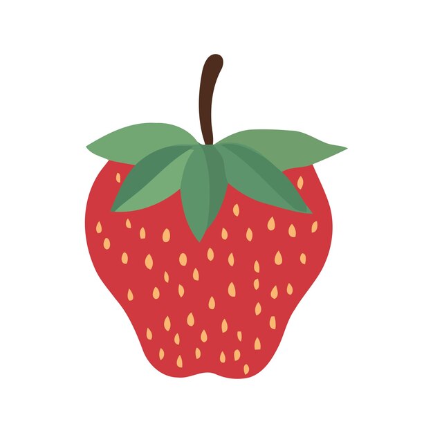 Ilustración del icono de la fresa roja