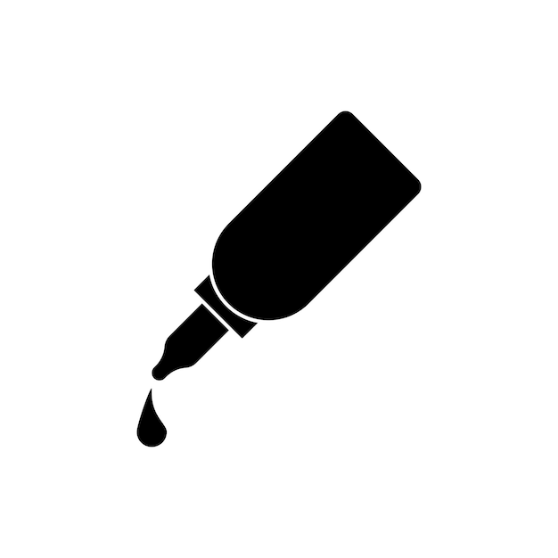 Ilustración del icono de las gotas para los ojos