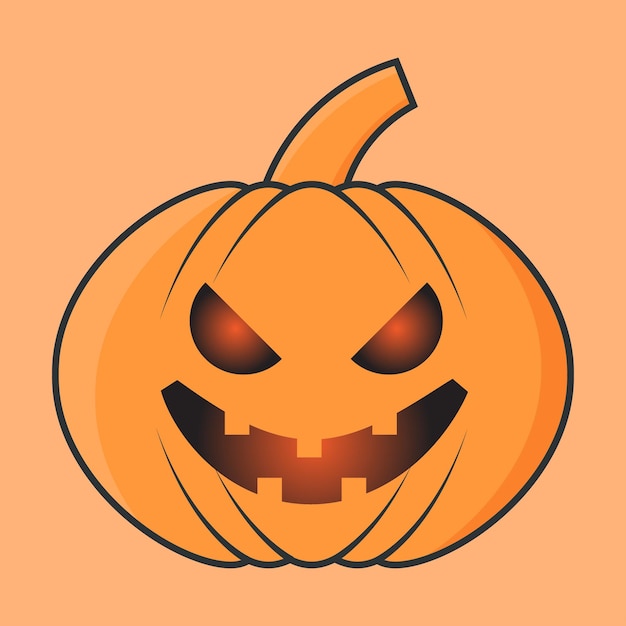 Ilustración De Icono De Halloween Vector Simple