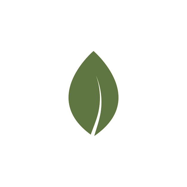Ilustración del icono de la hoja natural