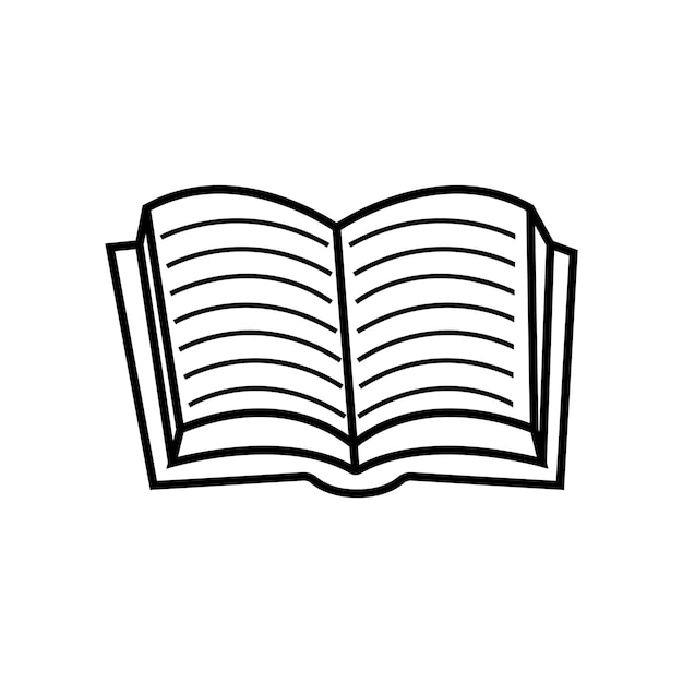 Ilustración del icono de libro