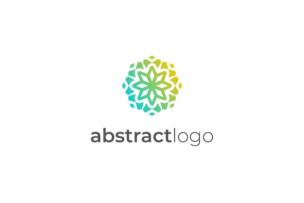 Ilustración de icono de logotipo elegante abstracto