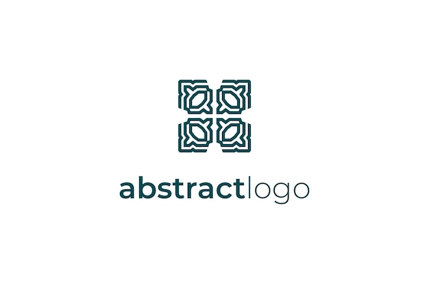 Ilustración de icono de logotipo elegante abstracto