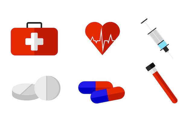 Ilustración del icono de la medicina